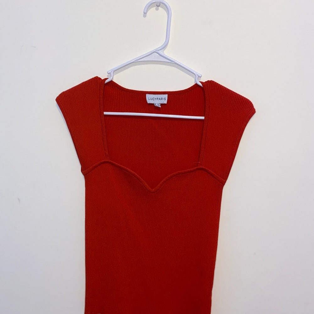 Lucy Paris Women's Red Top